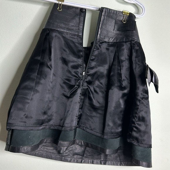 Philipp Plein Leather Mini Skirt - Picture 12 of 12